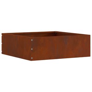 vidaXL Gar&eth;ja&eth;ar Rusty 40 x 40 x 13 cm Ve&eth;ra&eth; st&aacute;l