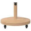 vidaXL Sólhlífarfótur Ljós viður 48 x 48 x 32 cm