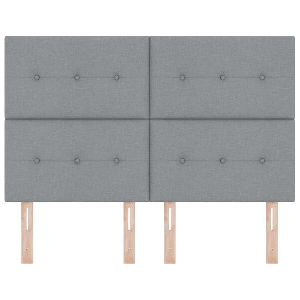 vidaXL H&ouml;f&eth;agafl me&eth; h&ouml;fu&eth;gafl Lj&oacute;sgr&aacute;r 160 cm Gervile&eth;ur