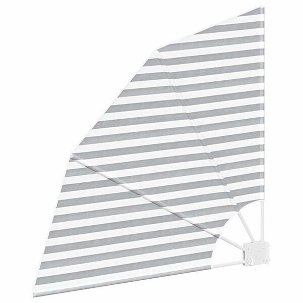 vidaXL Balkónskjól anthracite and white 115 x 115 cm dúkur