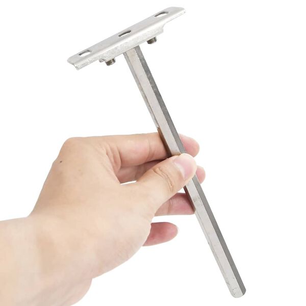 vidaXL flj&oacute;tandi hillufestingar 12 stk &oacute;s&yacute;nilegt &Oslash;12x200 mm