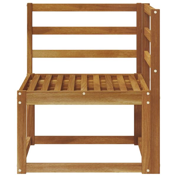 vidaXL &Uacute;ti Hornsofa Hrein akas&iacute;utr&eacute; N&aacute;tt&uacute;rulegur 63 x 63 x 73 cm