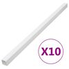 vidaXL Kapalstokkar 60x40 mm 10 m PVC