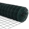 vidaXL Evrópsk girðing Grænn 0.6 x 25 m PVC-húðaður járn