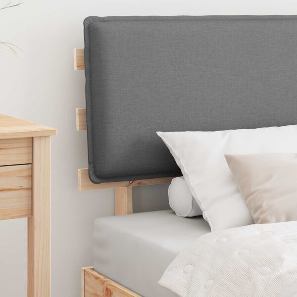 vidaXL R&uacute;mf&oacute;tur me&eth; kl&aelig;&eth;&eth;um h&ouml;f&eth;agafli Lj&oacute;sgr&aacute;r 75 x 190 cm