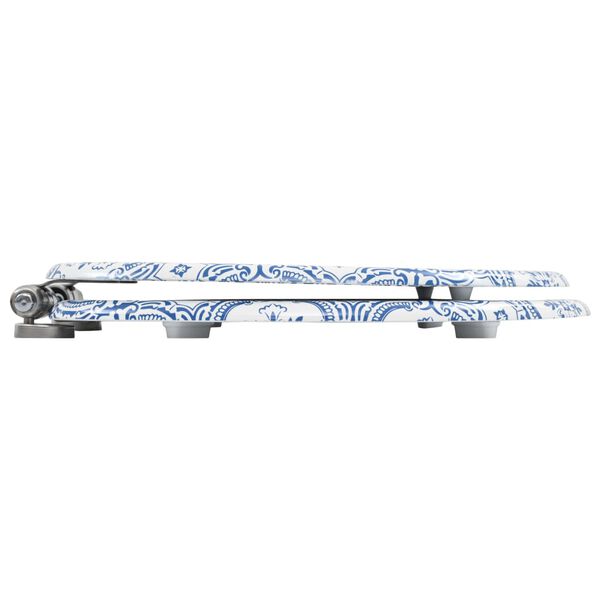 vidaXL WC Salernisseta með Mjúklokun MDF Skrautflísar