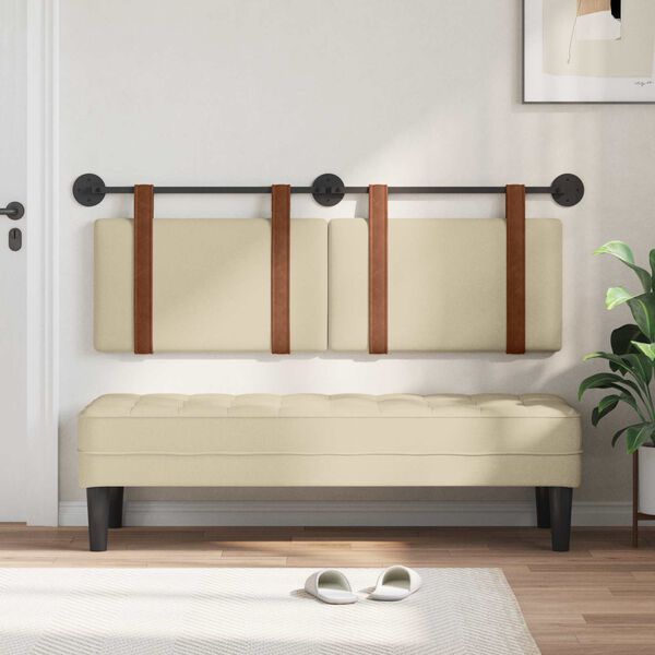 vidaXL Hengisk&aacute;li Vegghengt Einlita Rj&oacute;malitur 130 x 55 x 5 cm Forn PU