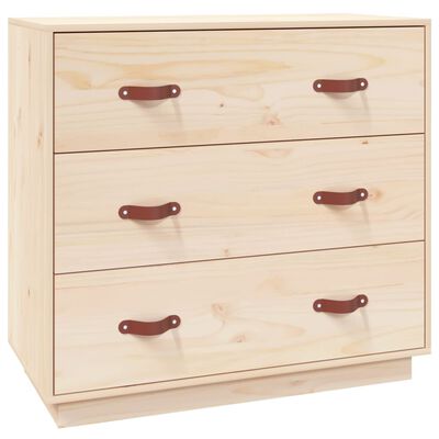 vidaXL skenkur 80x40x75 cm Solid Wood Furu