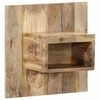 vidaXL n&aacute;ttbor&eth;ssk&aacute;pur 50x27x50 cm Solid gr&oacute;ft vi&eth;ar Mang&oacute;