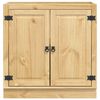 vidaXL Cabinet SKI Hunangsbjartur 80 x 46 x 81,5 cm Solid furuhikk