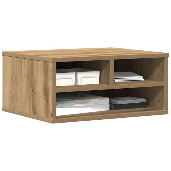 vidaXL Prentara standur handverkseik 49 x 40 x 22.5 cm Samsettur viður