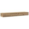 vidaXL R&uacute;msk&uacute;ffur Artisan Eik 150 x 36,5 x 16,5 cm Samsettur vi&eth;ur