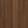 vidaXL 2ja sj&oacute;nvarpssk&aacute;pasett Brown Oak Engineered Wood