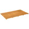 vidaXL Ba&eth;motta Einlita Br&uacute;nn 80 x 48 x 2,5 cm Vi&eth;ur