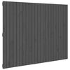 vidaXL Vegghengdur H&ouml;f&eth;agafl Gr&aacute;r 146,5x3x110 cm Gegnheil Fura