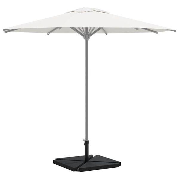vidaXL 5 stykki Garden Parasol Base Set Gran&iacute;t og st&aacute;l