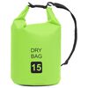 vidaXL &THORN;urrpoki Gr&aelig;nn 15L PVC