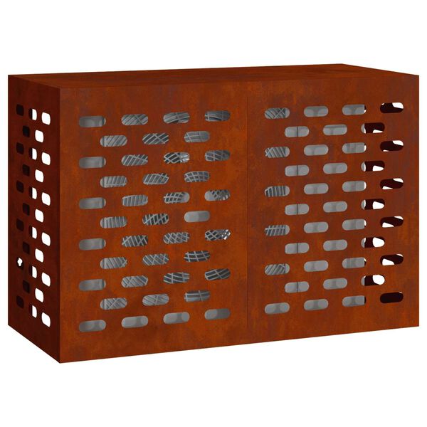 vidaXL Loftk&aelig;liv&ouml;r&eth;ur Rusty 90 x 40 x 60 cm Ve&eth;ra&eth; st&aacute;l