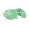 vidaXL Gr&oacute;&eth;urh&uacute;s me&eth; St&aacute;lgrind Gr&aelig;nt 24 m&sup2; 6x4x2 m