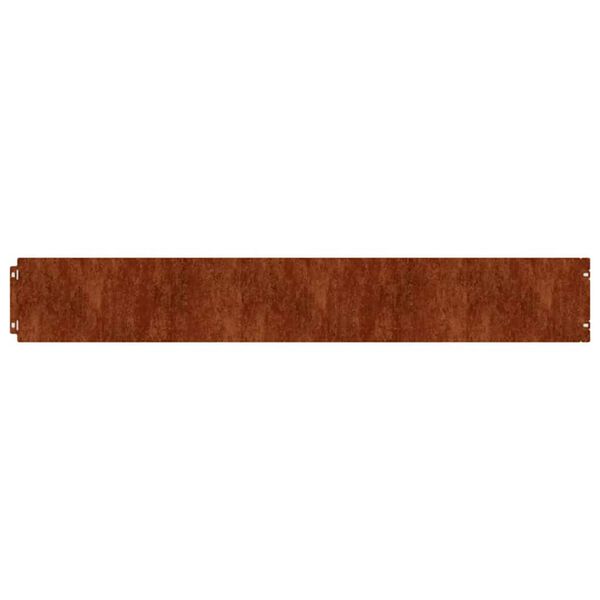 vidaXL Gar&eth;kantar 50 stk. 15x103 cm Sveigjanlegt Corten-st&aacute;l