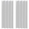 vidaXL Voile gard&iacute;na 2 pcs Lj&oacute;sgr&aacute;r 225 x 140 cm P&oacute;l&yacute;ester