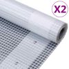 vidaXL Leno Segld&uacute;kar 2 stk. 260 g/m&sup2; 4x10 m Hv&iacute;tir
