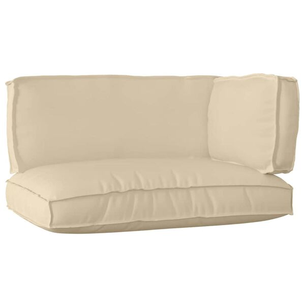 vidaXL P&uacute;&eth;asett &aacute; pall 3 pcs Drapplita&eth;ur Oxford efni