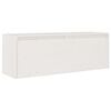 vidaXL Sjónvarpsskápar 5 stk. Hvít Gegnheil Fura
