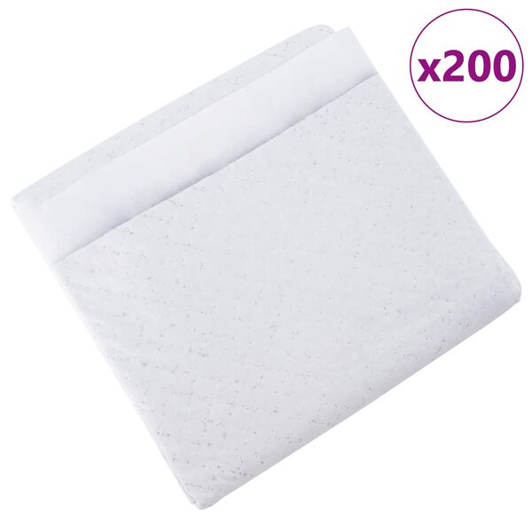 vidaXL Efnish&aacute;&eth; hundap&uacute;&eth;i 200 pcs Svartur og Hv&iacute;tt 60 x 45 cm