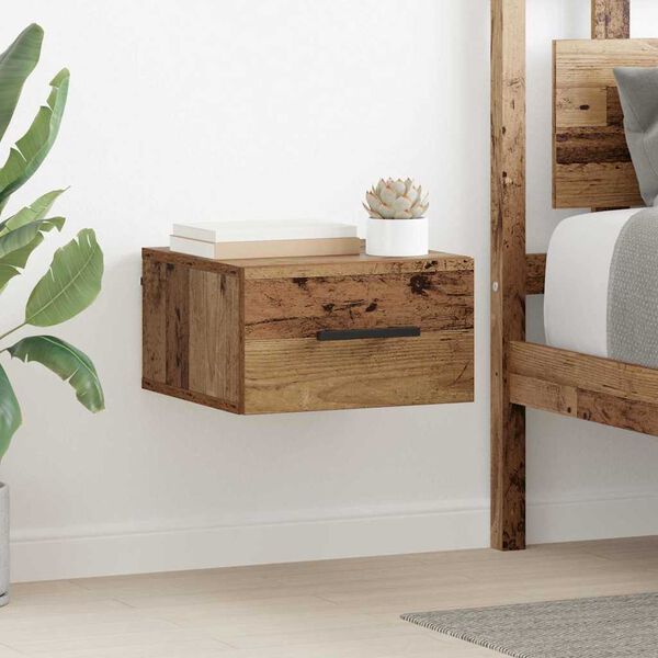 vidaXL Noat&ouml;flu sk&aacute;pur Gamalt vi&eth;ur 35 x 35 x 20 cm Samsettur vi&eth;ur