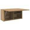 vidaXL baðherbergis veggskápur Artisan Oak 60x25x30 cm Hannaður viður