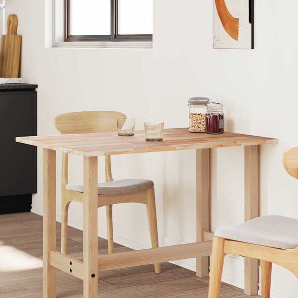 vidaXL Bor&eth;plata 120x70x2 cm R&eacute;tthyrnd Gegnheil Akas&iacute;a