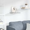 vidaXL Vegghilla Steypugr&aacute;ar 40x23x3,8 cm MDF