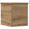 vidaXL Geymslukassi Artisan Eik 30 x 35 x 35 cm Samsettur vi&eth;ur