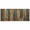 vidaXL H&ouml;fu&eth;gafl Marglitur 120 cm Solid Wood Endurunni&eth;