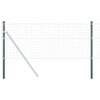 vidaXL Gir&eth;ingarp&oacute;stur 2 pcs Gr&aelig;nn 110 cm Duftlita&eth; st&aacute;l