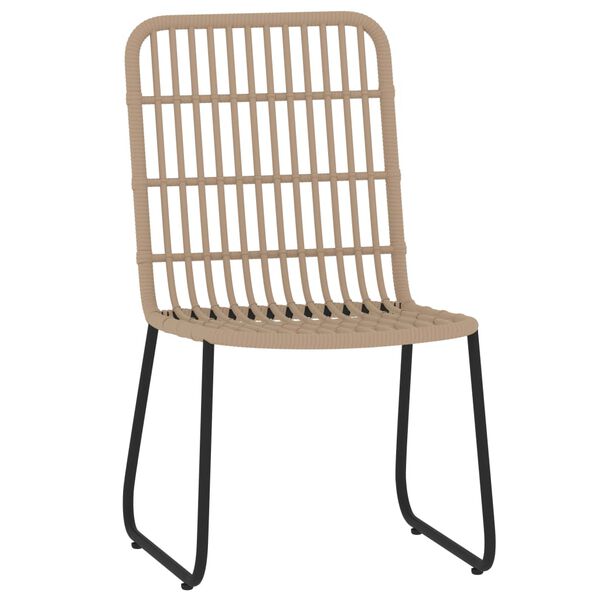 vidaXL 5 Hluta Garðborðstofusett Eik