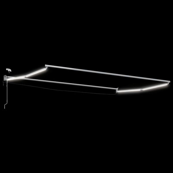 vidaXL Rafmagns samanbrj&oacute;tanlegt s&oacute;lsk&yacute;li Hv&iacute;t 4 x 2 m