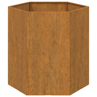 vidaXL Gróðursetningu Rusty 40x40x45 cm Corten Stál