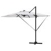 vidaXL Roma Parasol Drapplitaður 286 x 285 x 270 cm