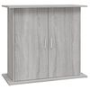 vidaXL Fiskab&uacute;rsstandur Gr&aacute;r Sonoma 81x36x73 cm Samsettur Vi&eth;ur
