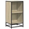vidaXL B&oacute;kask&aacute;pur Sonoma Eik 40x35x76 cm Hanna&eth;ur vi&eth;ur