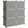 vidaXL Sk&oacute;grind Sv&ouml;rt 84,5x31x93,5 cm PP