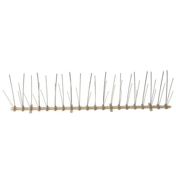 vidaXL 5-ra&eth;a Gaddar &uacute;r Plasti gegn Fuglum og D&uacute;fum 6 Stykkja Sett 3m