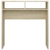 vidaXL Veggborð Sonoma Eik 78x30x80 cm Samsettur Viður