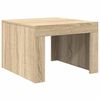 vidaXL S&oacute;fabor&eth; Sonoma Eik 50x50x35 cm Samsettur Vi&eth;ur
