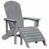 vidaXL Adirondack st&oacute;ll Lj&oacute;sgr&aacute;r 82 x 74 x 92 cm HDPE