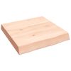 vidaXL Ba&eth;herbergisbor&eth;plata 40x40x(2-6) cm &Oacute;me&eth;h&ouml;ndla&eth;ur Vi&eth;ur