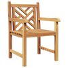vidaXL Gar&eth;st&oacute;ll 2 pcs 60 x 58 x 90 cm Solid teak vi&eth;ur