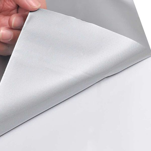 vidaXL B&iacute;lafilma M&ouml;tt Silfur 100x150 cm